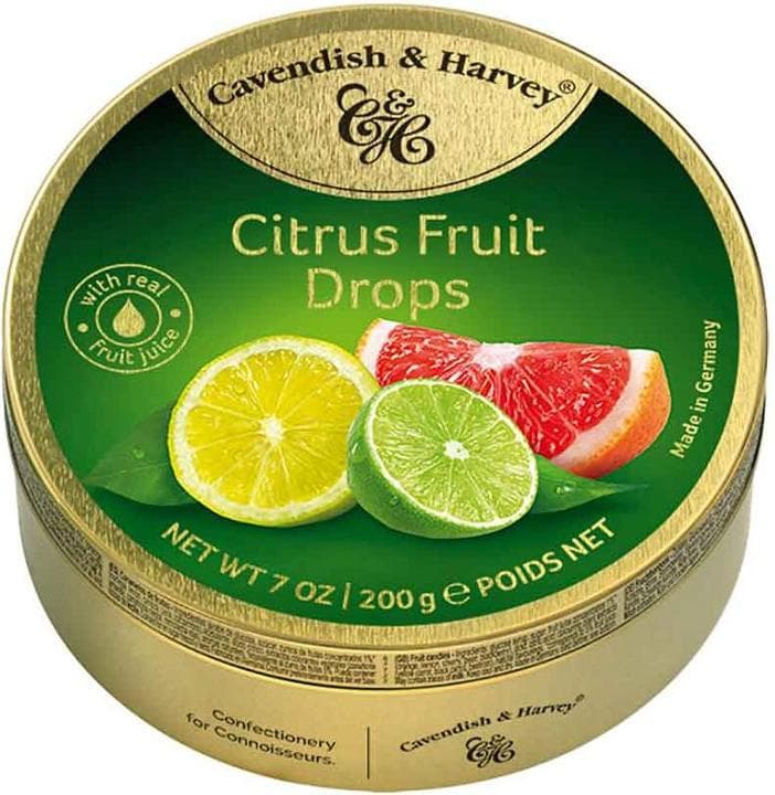آبنبات سیتروس فروت کاوندیش اند هاروی | Cavendish & Harvey Citrus Fruit Drops