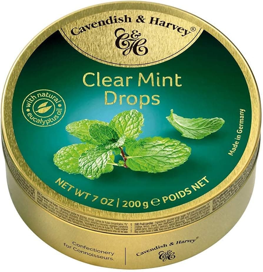 آبنبات نعنایی کلیر مینت کاوندیش اند هاروی | Cavendish & Harvey Clear Mint Drops