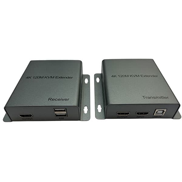 اکستندر 4K HDMI و USBبا کابل شبکه 120 متر ا HDMI + IR KVM Extender 120M