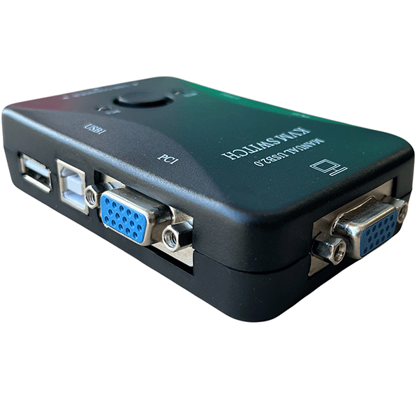 سوییچ KVM VGA دو پورت ورودی و یه پورت خروجی