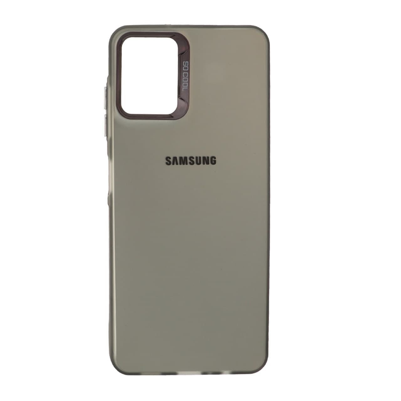 قاب SO COOL لنز متال لوگودار Samsung Galaxy A06 – مشکی