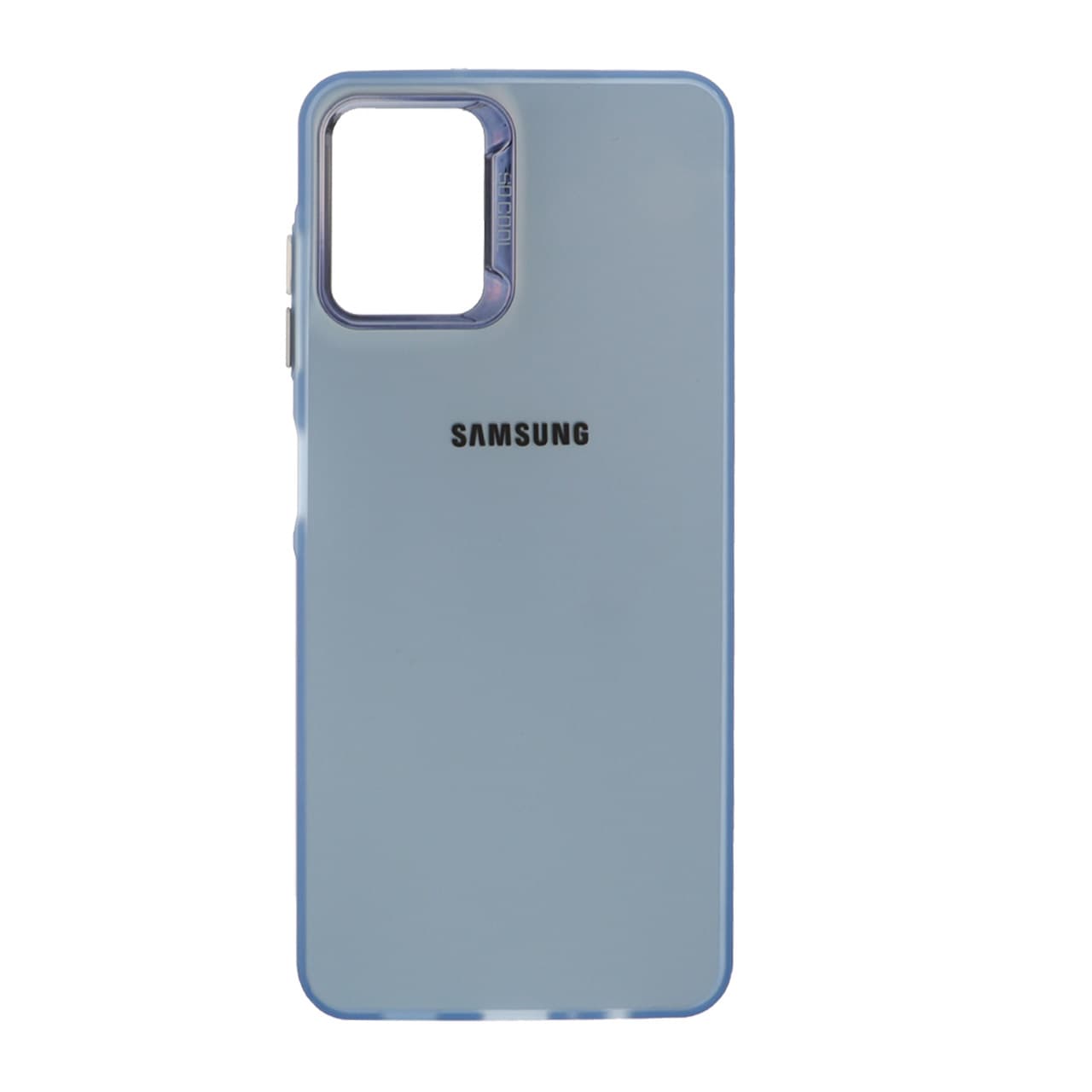 قاب SO COOL لنز متال لوگودار Samsung Galaxy A06 – آبی