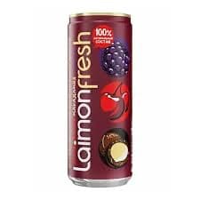 نوشيدني گازدار لايمون فرش Laimon Fresh باطعم توت وكيلاس