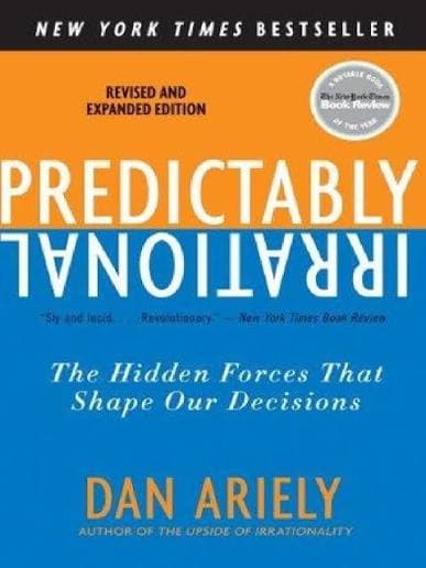 کتاب Predictably Irrational (نابخردیهای پیشبینیپذیر: نیروهای پنهان شکلدهنده تصمیمهای ما) نسخه انگلیسی PDF | دن اریلی