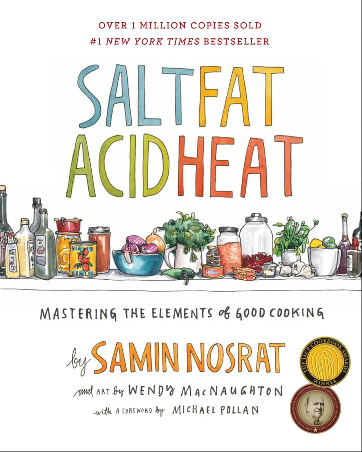 کتاب Salt, Fat, Acid, Heat (نمک، چربی، اسید، حرارت) نسخه انگلیسی PDF | صمین نصرت