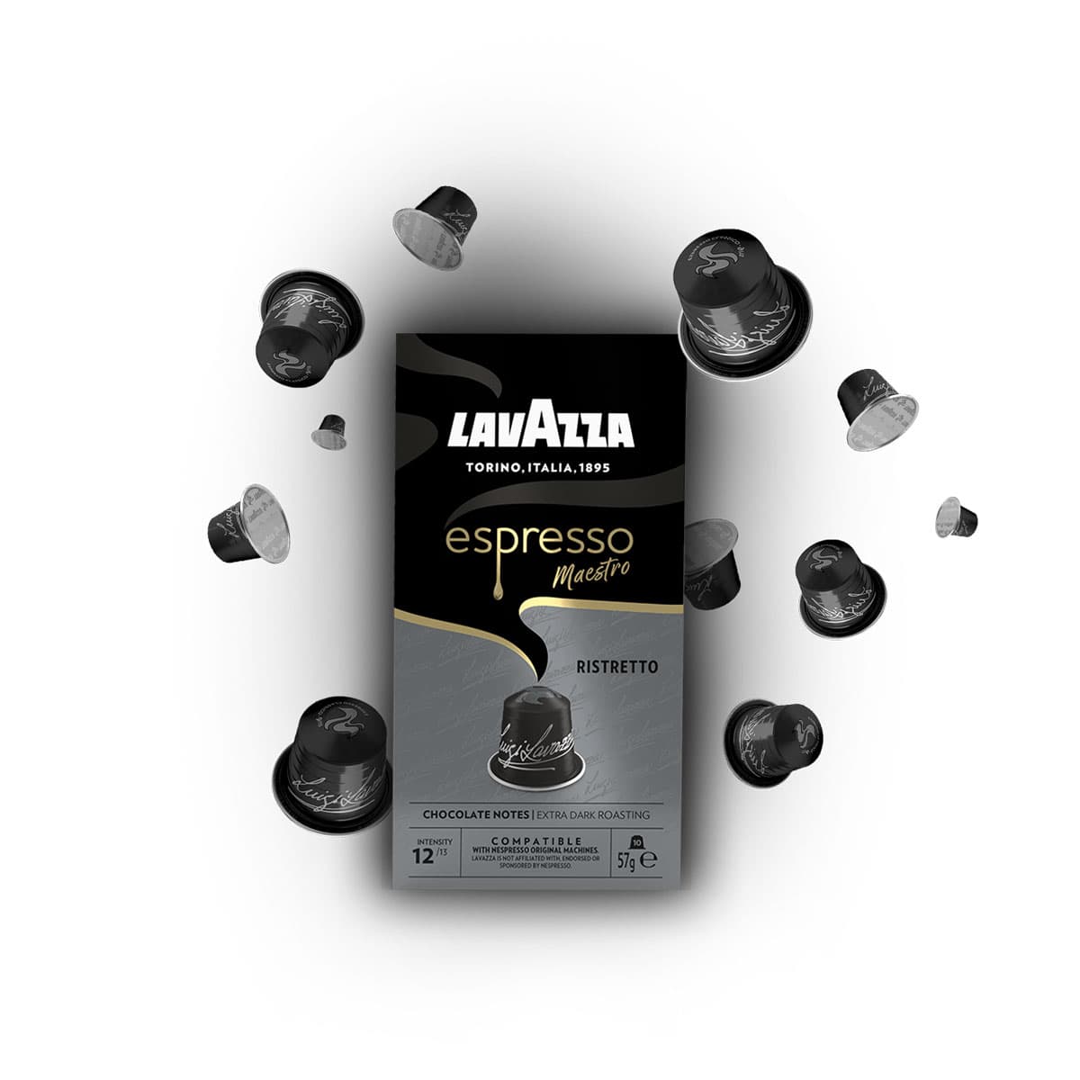 کپسول قهوه نسپرسو Maestro Ristretto برند لاوازا