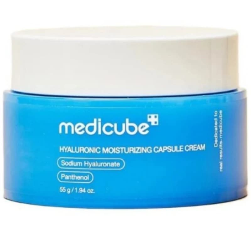 کرم آبرسان و ترمیم‌کننده مدی‌کیوب مدل Hyaluronic Acid Capsule Cream – حجم 55 گرم — تصویر ۲