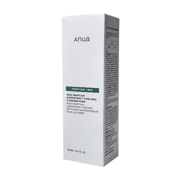 فوم شستشوی صورت آنوا Heartleaf Quercetinol Pore Deep Cleansing Foam – حجم 150 میل