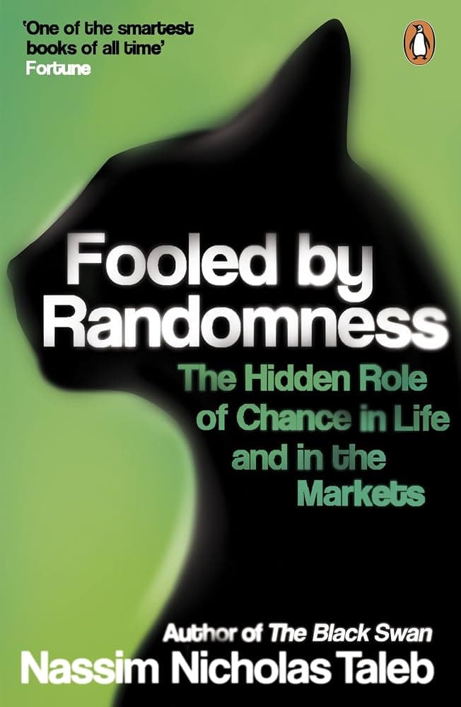 کتاب Fooled by Randomness (فریب‌خورده از تصادفی بودن: نقش پنهان شانس در زندگی و بازارها) نسخه انگلیسی PDF | نسیم نیکلاس طالب