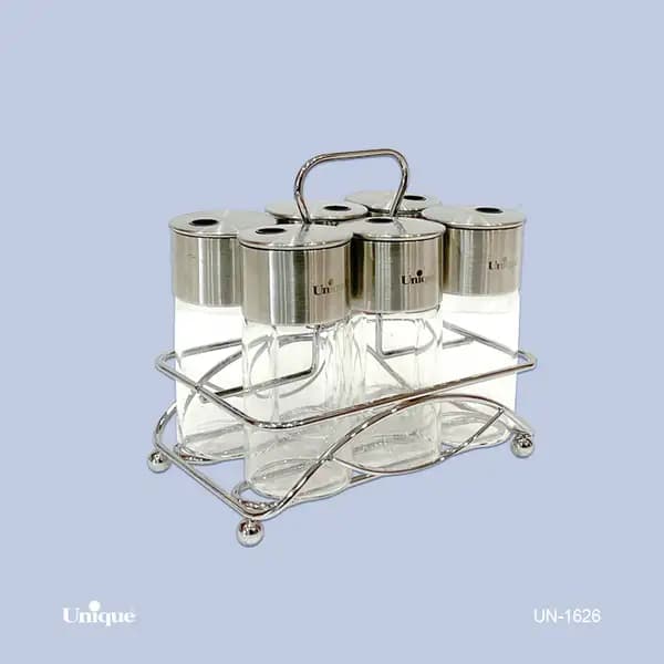 سرویس ادویه 6 عددی یونیک کد UN-1626 مستطیل