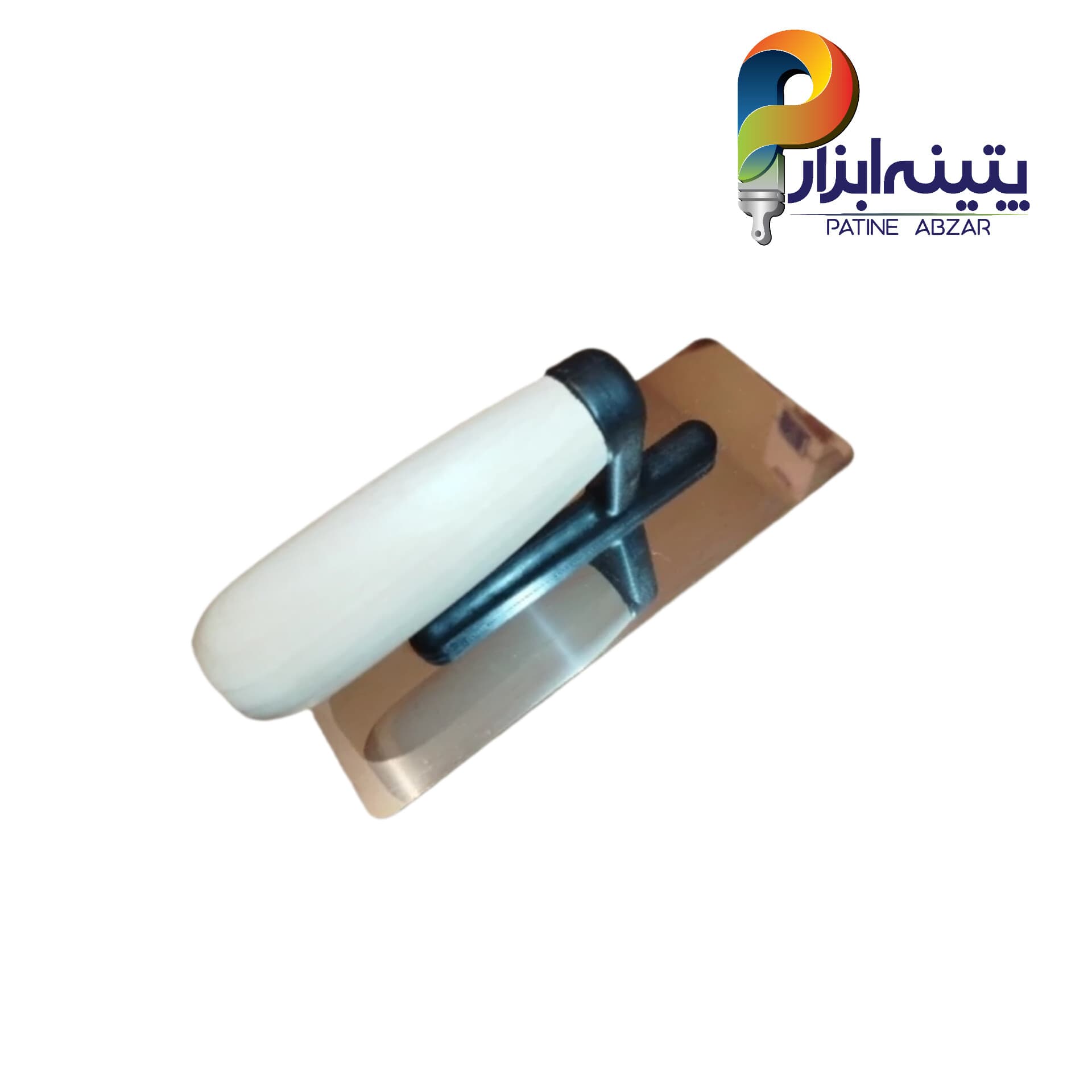 ماله استیل دسته چوبی سایز 20 سانت