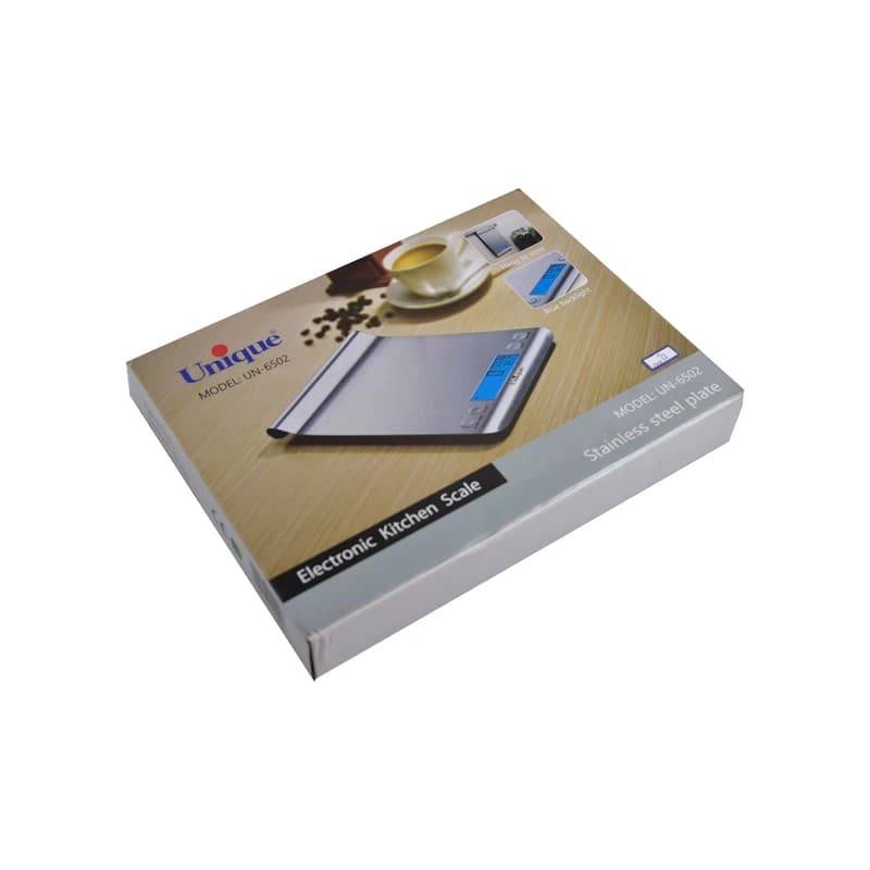 ترازوی آشپزخانه یونیک مدل UN6502 ظرفیت ۵ کیلوگرم استیل — تصویر ۳