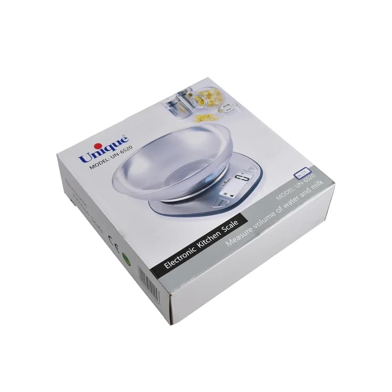 ترازوی آشپزخانه یونیک مدل UN-6520 کاسه دار ۵ کیلو — تصویر ۳