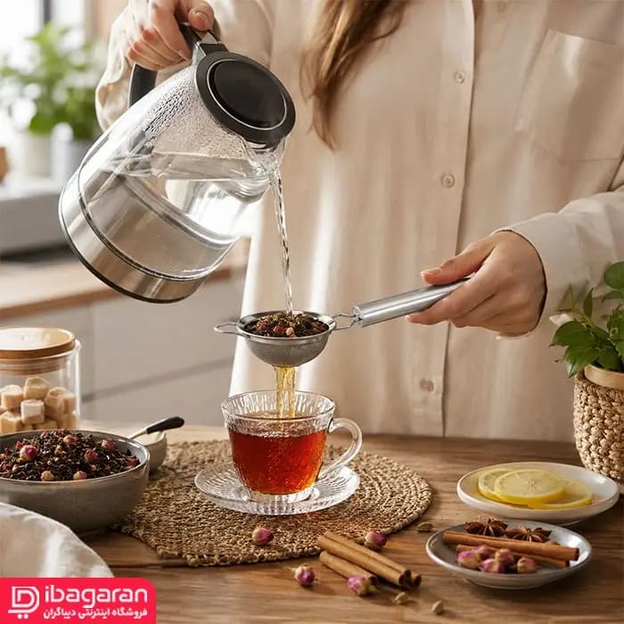 صافی چای استیل یونیک مدل UN-1126 — تصویر ۹
