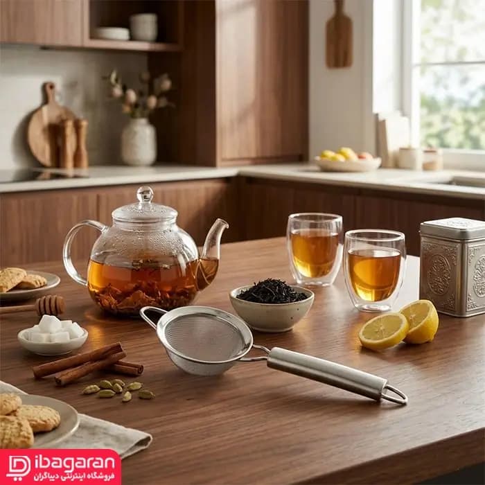 صافی چای استیل یونیک مدل UN-1126 — تصویر ۴