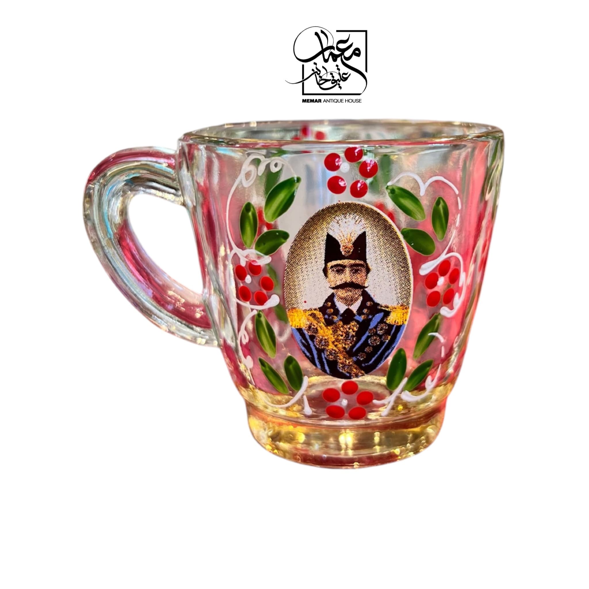 فنجان قهوه‌خوری شاه عباسی نقاشی کار دست ۶ تایی — تصویر ۲