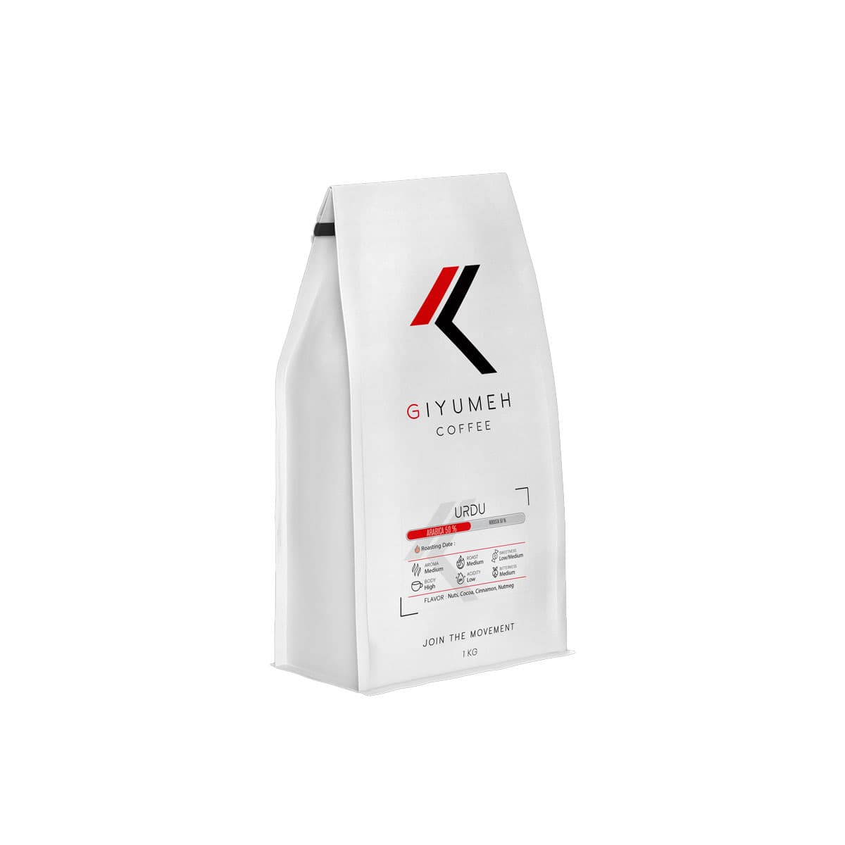 دانه قهوه ترکیبی 50% عربیکا اردو
