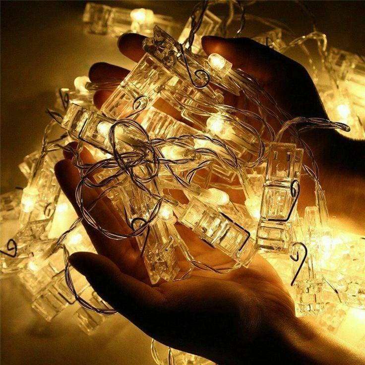 ریسه ال ای دی گیره دار مناسب آویز عکس