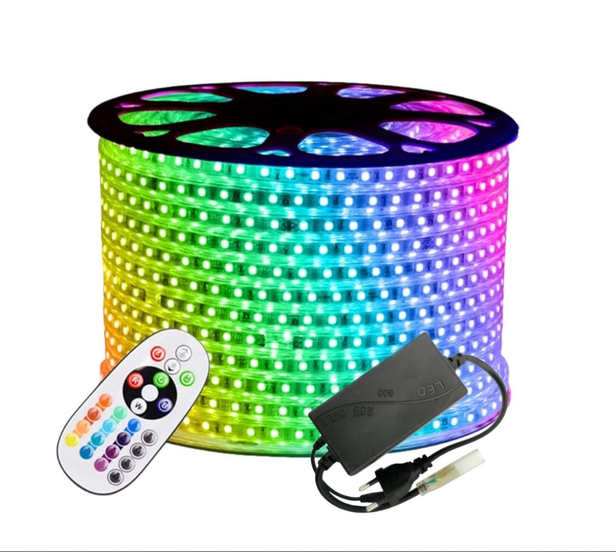 ریسه هفت رنگ RGB ریموت دار ضدآب 5 متری — تصویر ۳