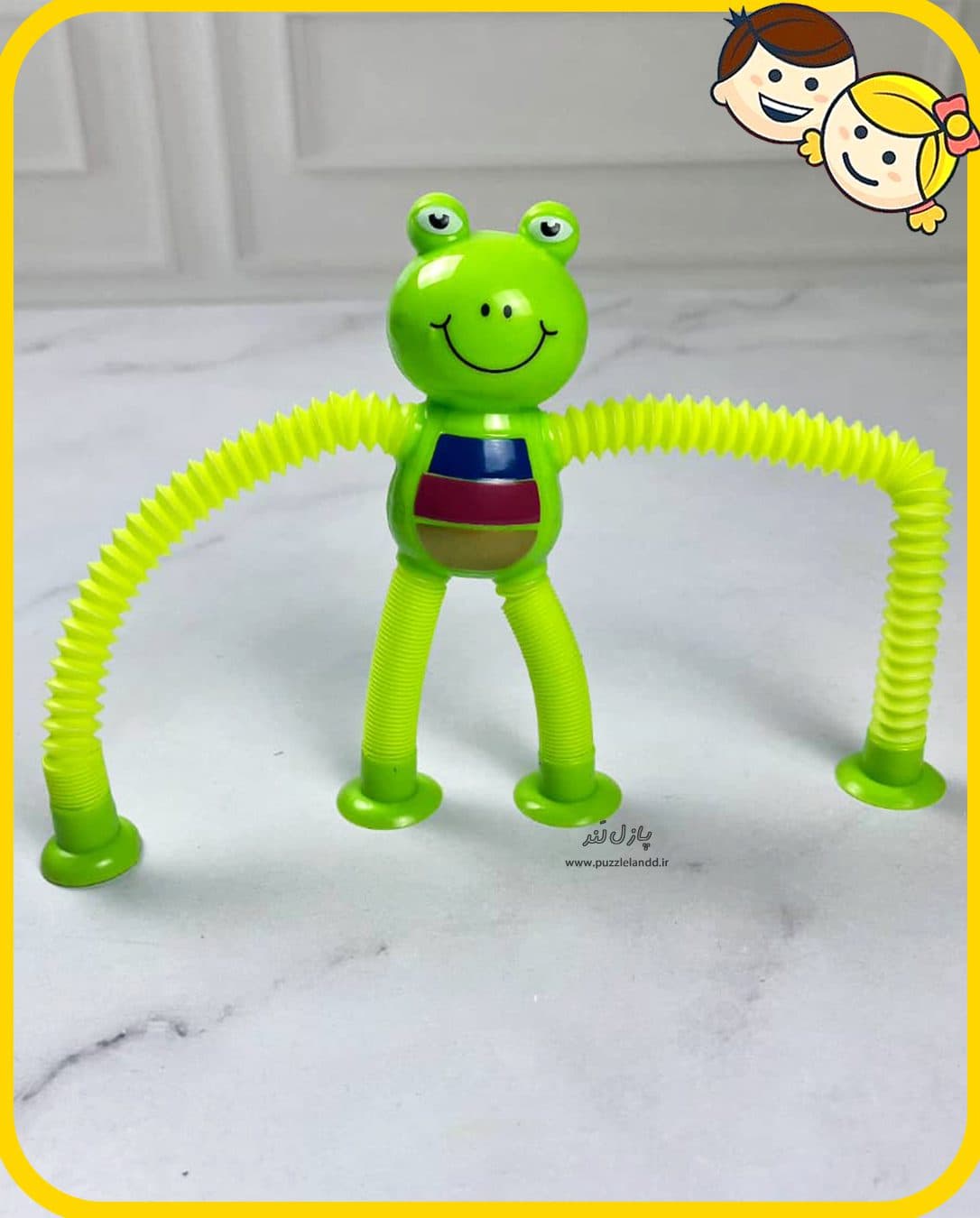 فیجت قورباغه چسبنده لوله ای