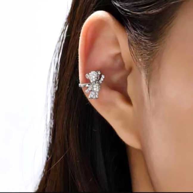 گوشواره استیل مدل ایرکاف خرسی کد5