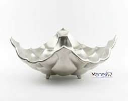 میوه خوری آلومینیوم مربع سیلور لبه بالا مدل کندو