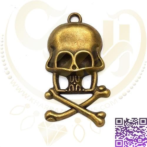 خرجکار برنزی سایز بزرگ جمجمه کد95