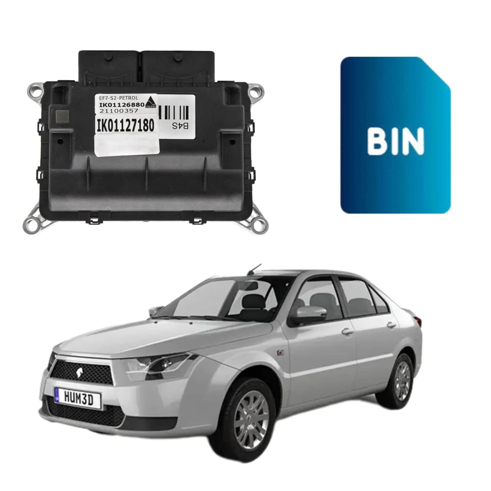 فایل دامپ بیکد ایسیو S2 خودرو دنا