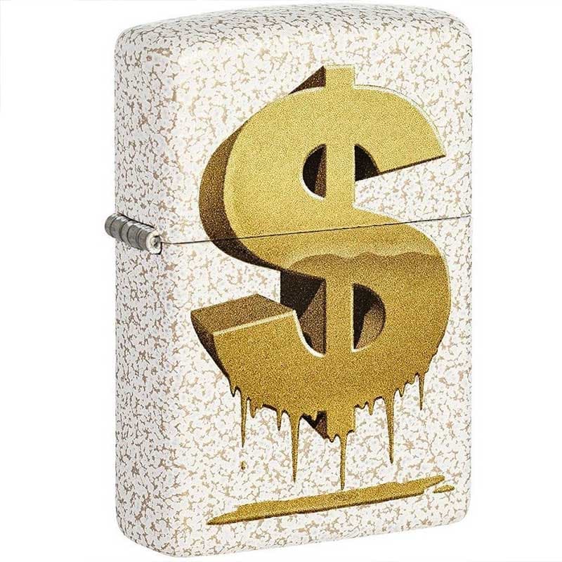 فندک زیپو اصل دلار مدل 49681 ZIPPO DRIPPY DOLLAR