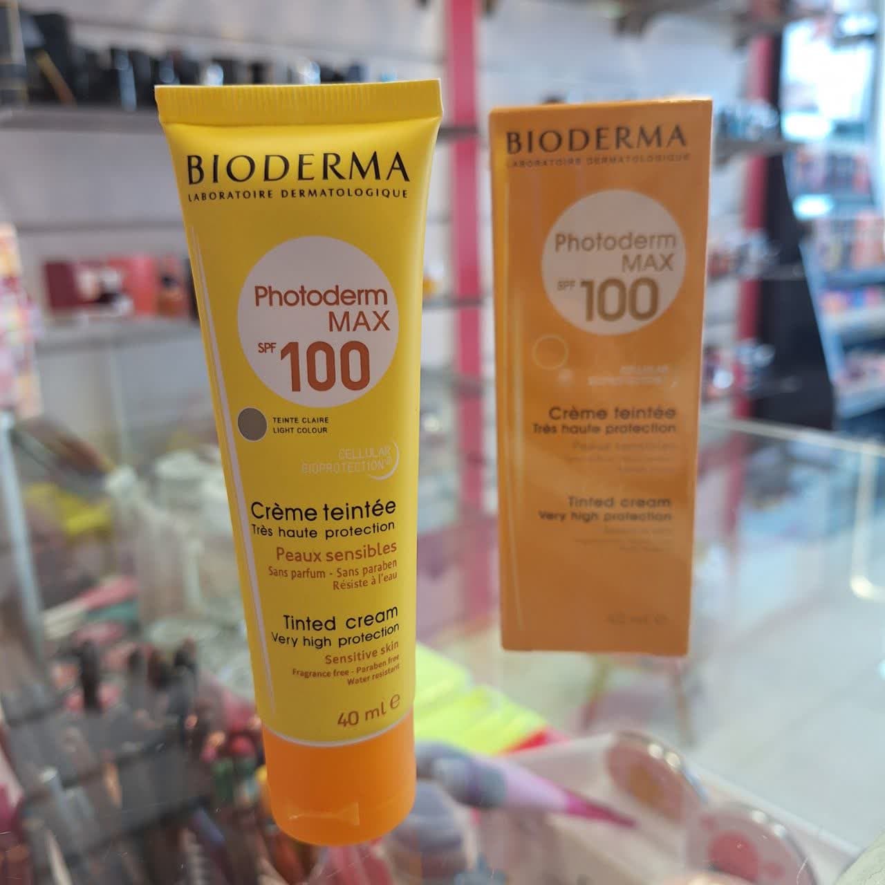 کرم ضد آفتاب رنگی بایودرما فتودرم مکس SPF100 – محافظت قوی – پوشش طبیعی – ۴۰ میل — تصویر ۳