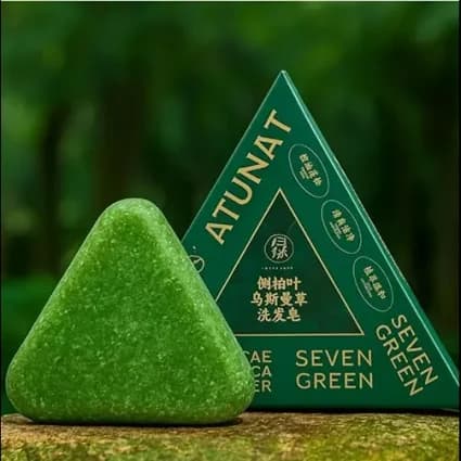 صابون شامپو بار نیچر سون Seven Green Nature اورجینال — تصویر ۴