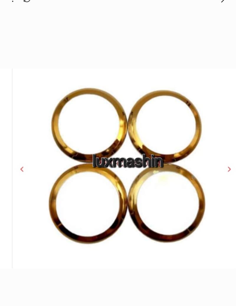 استیل دور دریچه پراید رنگی 4عددی