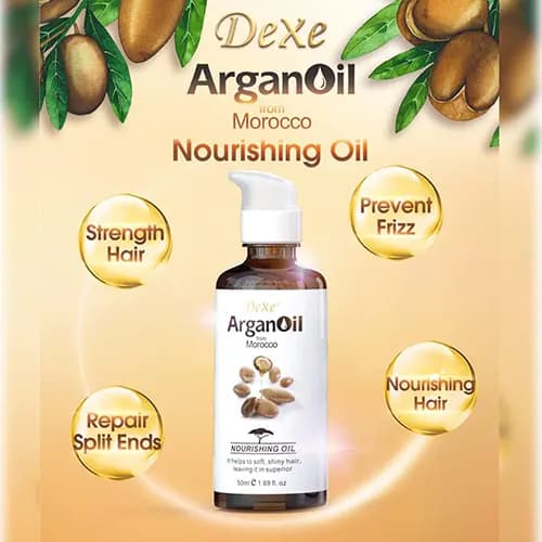 روغن آرگان دکسی اصل USA حجم 100 میلی لیتر اورجینال — تصویر ۴
