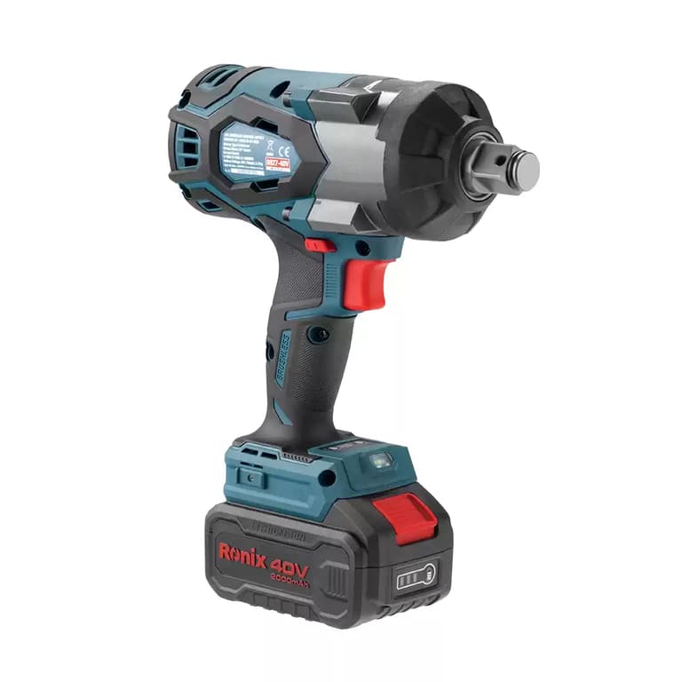 کیت بکس شارژی براشلس 40 ولت درایو 3/4 اینچ 1350 نیوتن متر رونیکس مدل 8927 — تصویر ۳