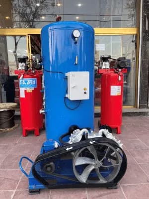 کمپرسور هوا 250 لیتری خوابیده گازار — تصویر ۳