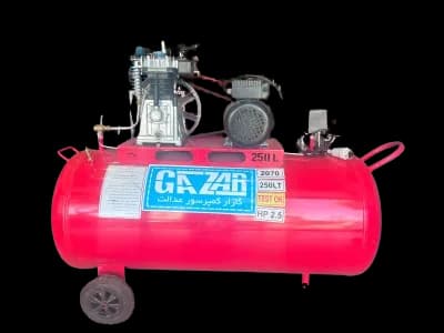کمپرسور هوا 250 لیتری خوابیده گازار