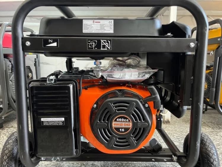 موتور برق 10 کیلووات بنزینی سه فاز تکفاز کینگ وی KGG10000E-T (موتور بزرگ) — تصویر ۹