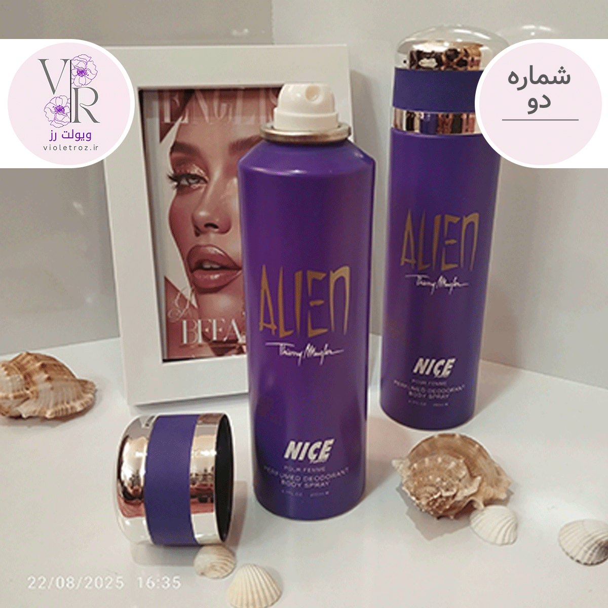 اسپری خوشبو کننده بدن نایس – روایح ادکلنی و ماندگار – حجم 200 میل