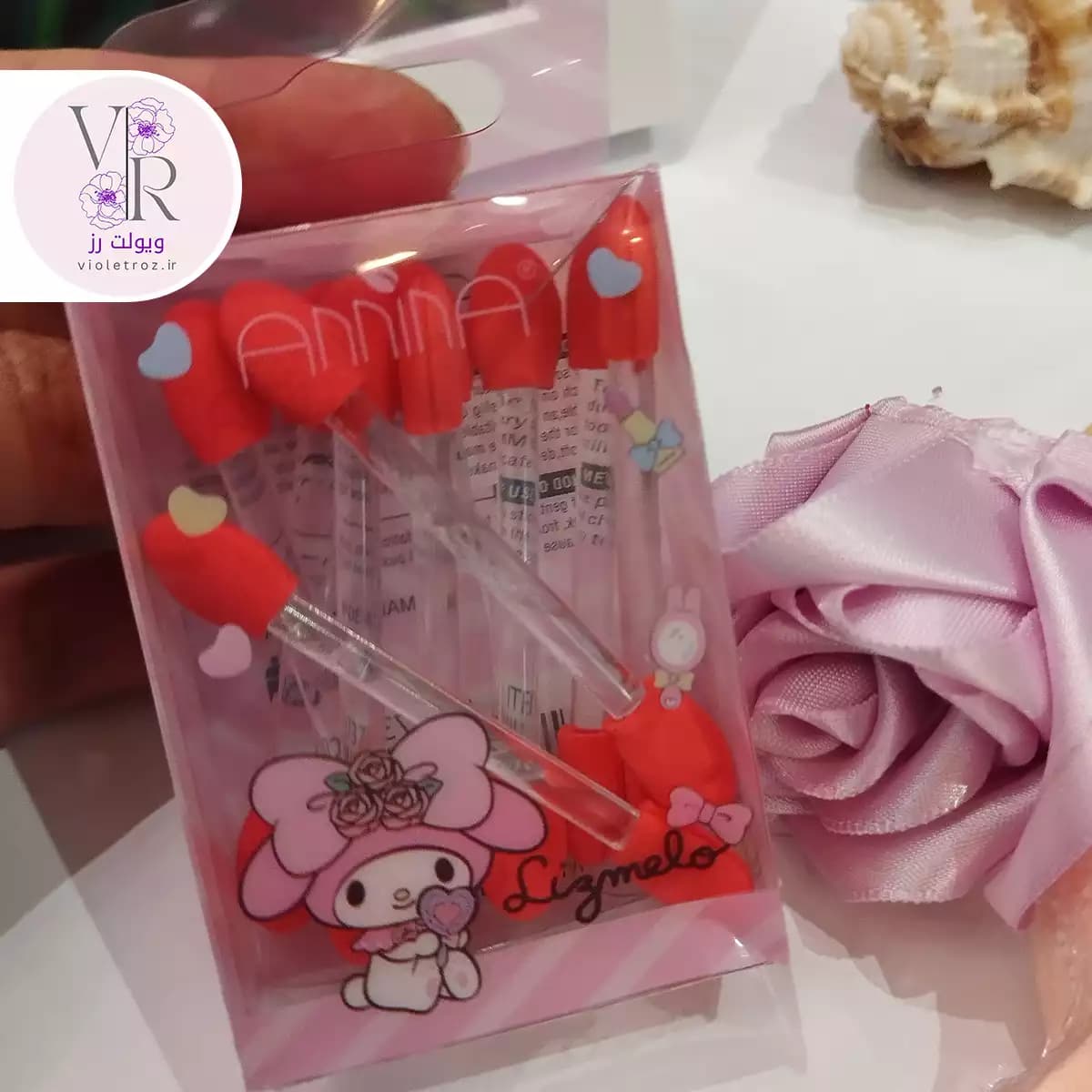 براش سایه آرایشی دو طرفه شیشه ای شفاف – کاربرد حرفه‌ای با طراحی خاص