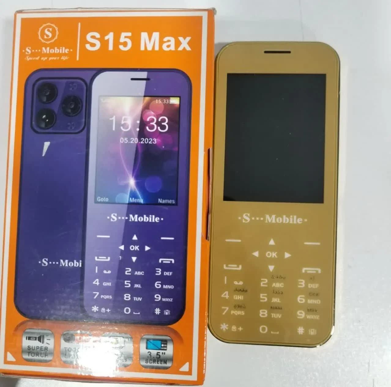 قاب و درب پشت شاسی گوشی موبایل S…Mobile مدل S15Max روکاری اصلی