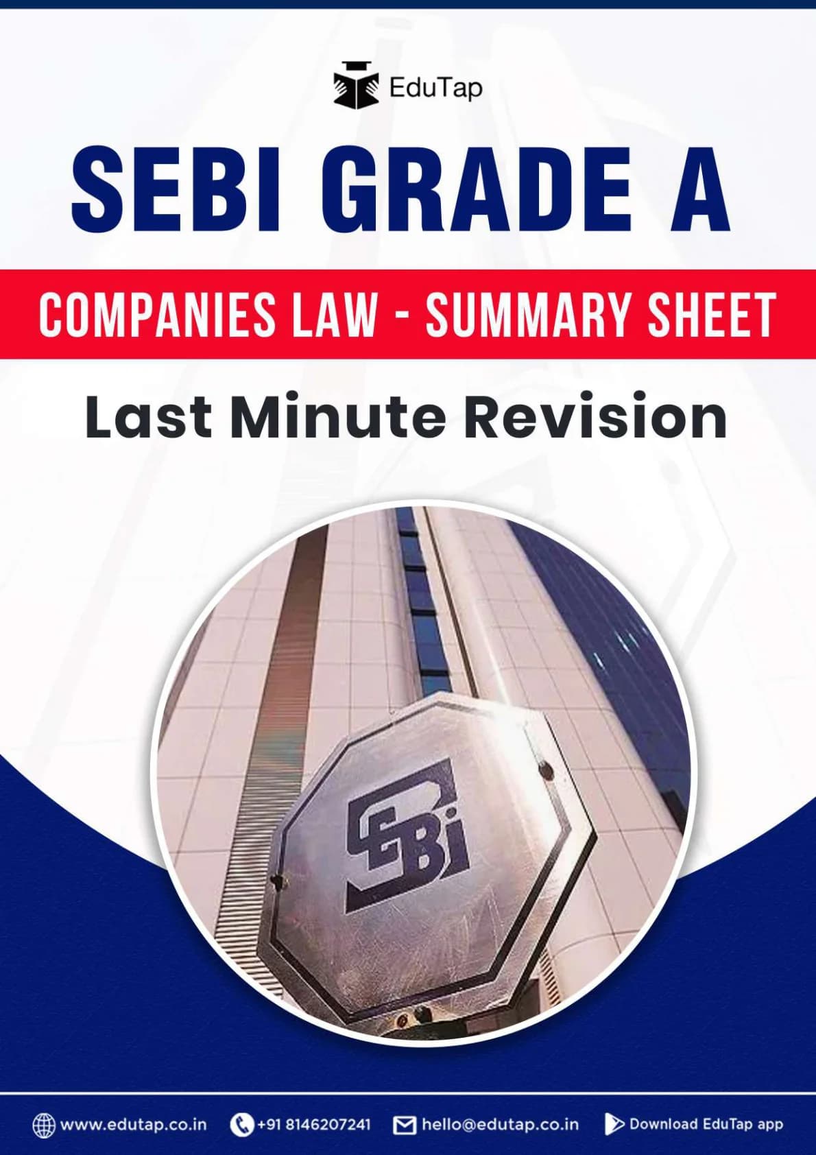کتاب Companies Law Summary Sheet (برگه خلاصه قانون شرکت‌ها) نسخه انگلیسی PDF