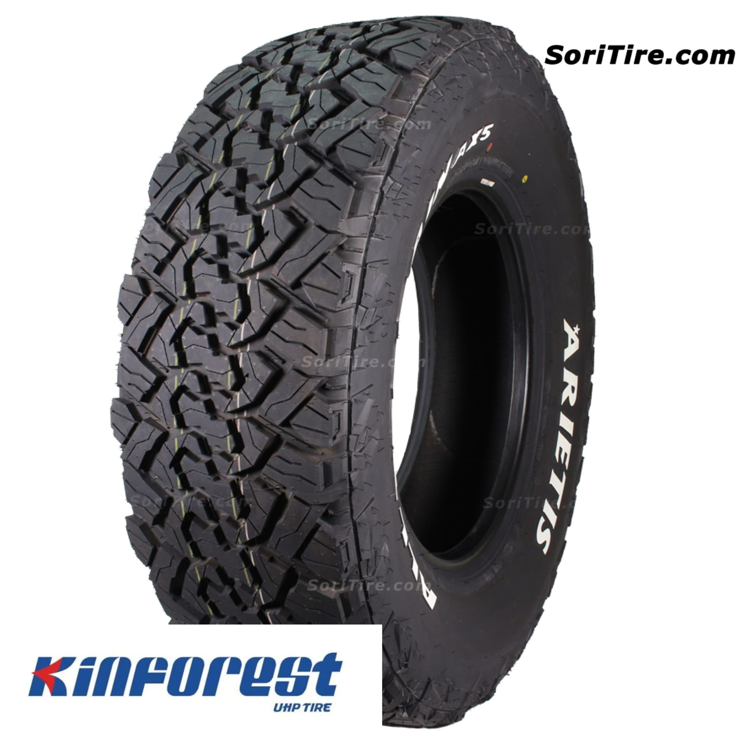 لاستیک کینفارست 32.11/5R15 گل AX5 نوشته سفید