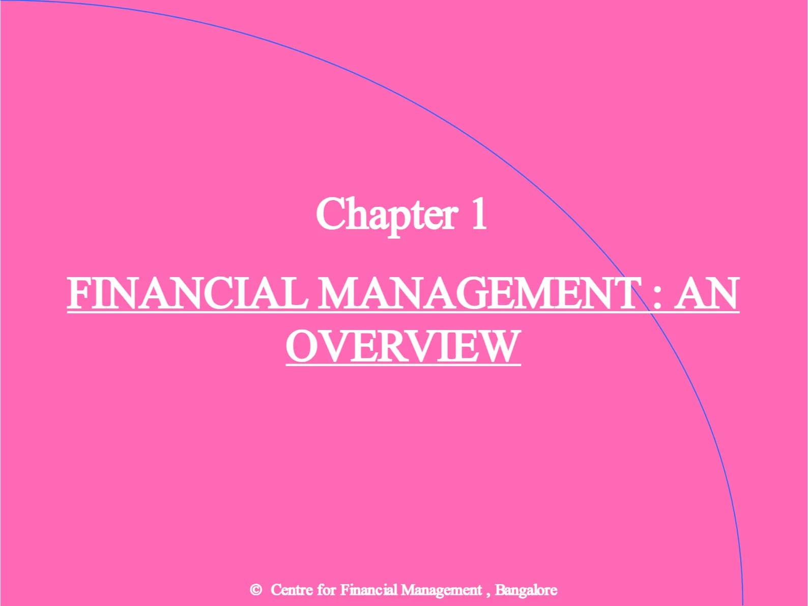 کتاب Financial Management: An Overview (مدیریت مالی: مروری بر مباحث) نسخه انگلیسی PDF