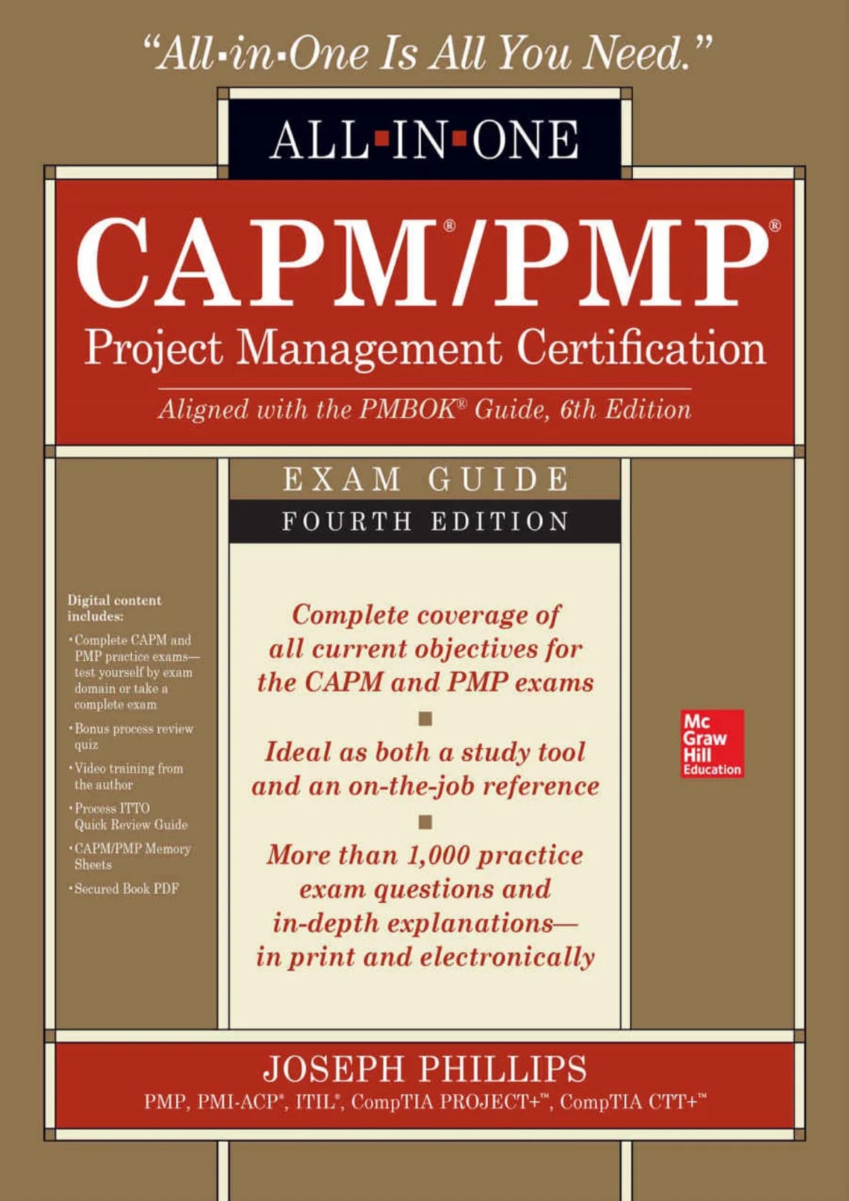 کتاب CAPM/PMP Project Management Certification (راهنمای آزمون جامع گواهینامه مدیریت پروژه) نسخه انگلیسی PDF