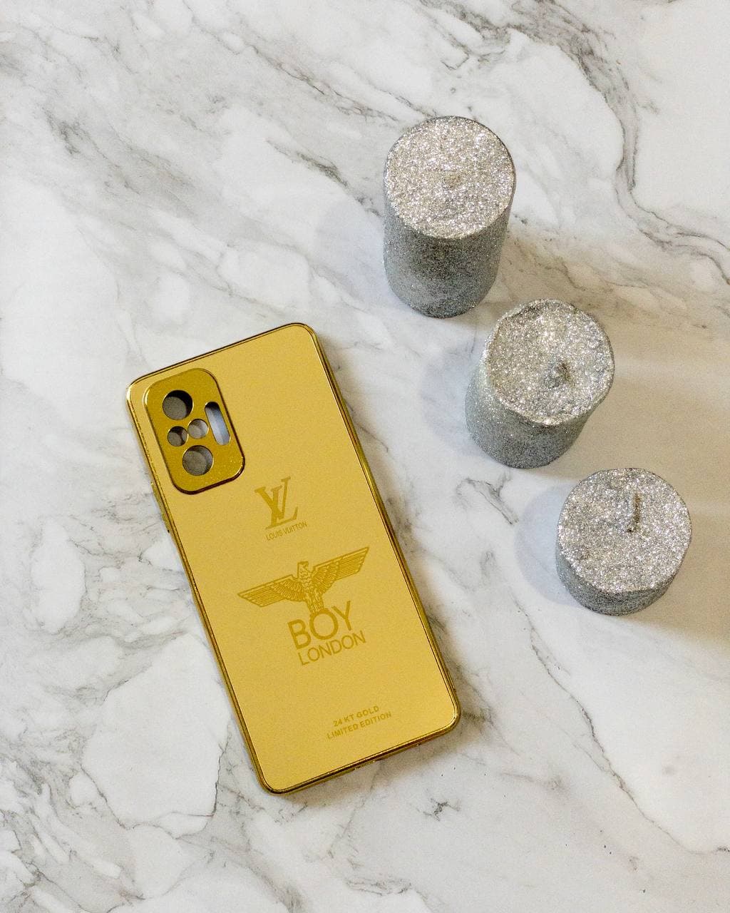 قاب gold آیفون سامسونگ شیائومی — تصویر ۳