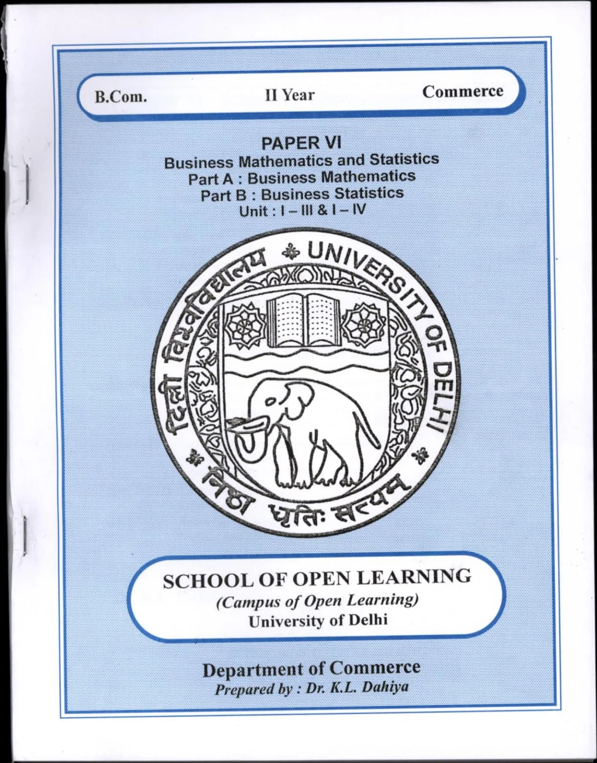 کتاب Business Mathematics and Statistics (ریاضیات و آمار کسب‌وکار) نسخه انگلیسی PDF