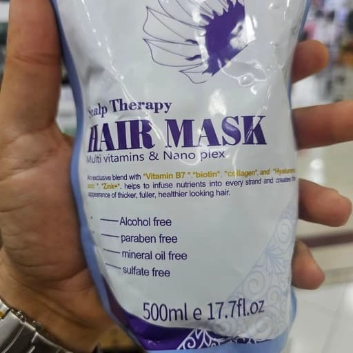 ماسک مو اولمو اسپانیایی اورجینال (Olmo) مدل Multi-Vitamin حجم 500 میلی لیتر دارای پلکس درمانی مو — تصویر ۸