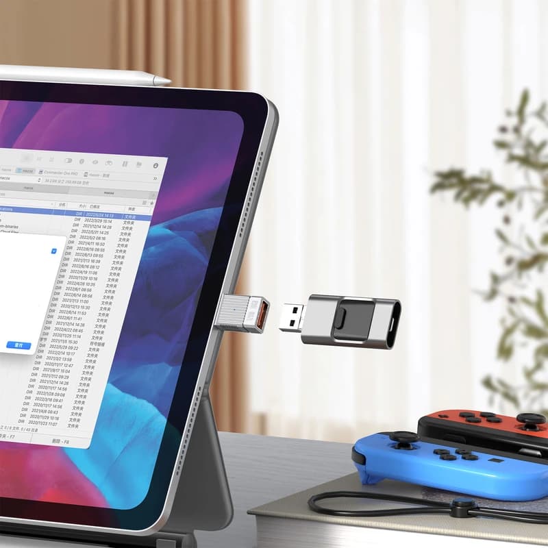 مبدل OTG لایتنینگ هیسکا مدل H10 — تصویر ۴