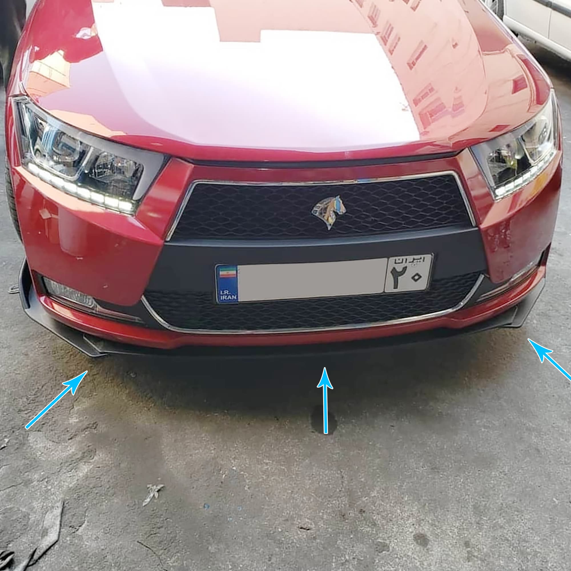 لیپ زیر سپر خودرو مدل carestayle — تصویر ۸