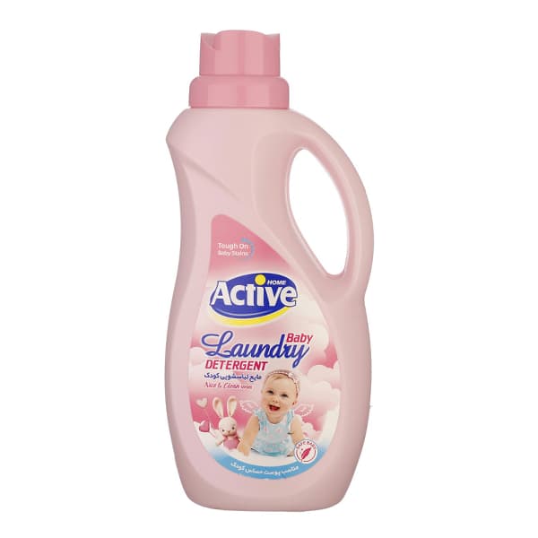 مایع لباسشویی کودک اکتیو صورتی سری Nice & Clean وزن 1500 گرم